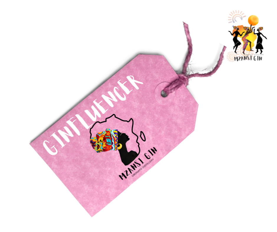 Mzansi Gin Ginfluencer Apparel Tag, @Mzansi_gin
