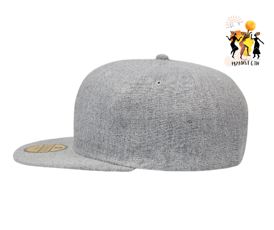 Mzansi Gin Apparel Ginfluencer Caps Side Caps Light Grey